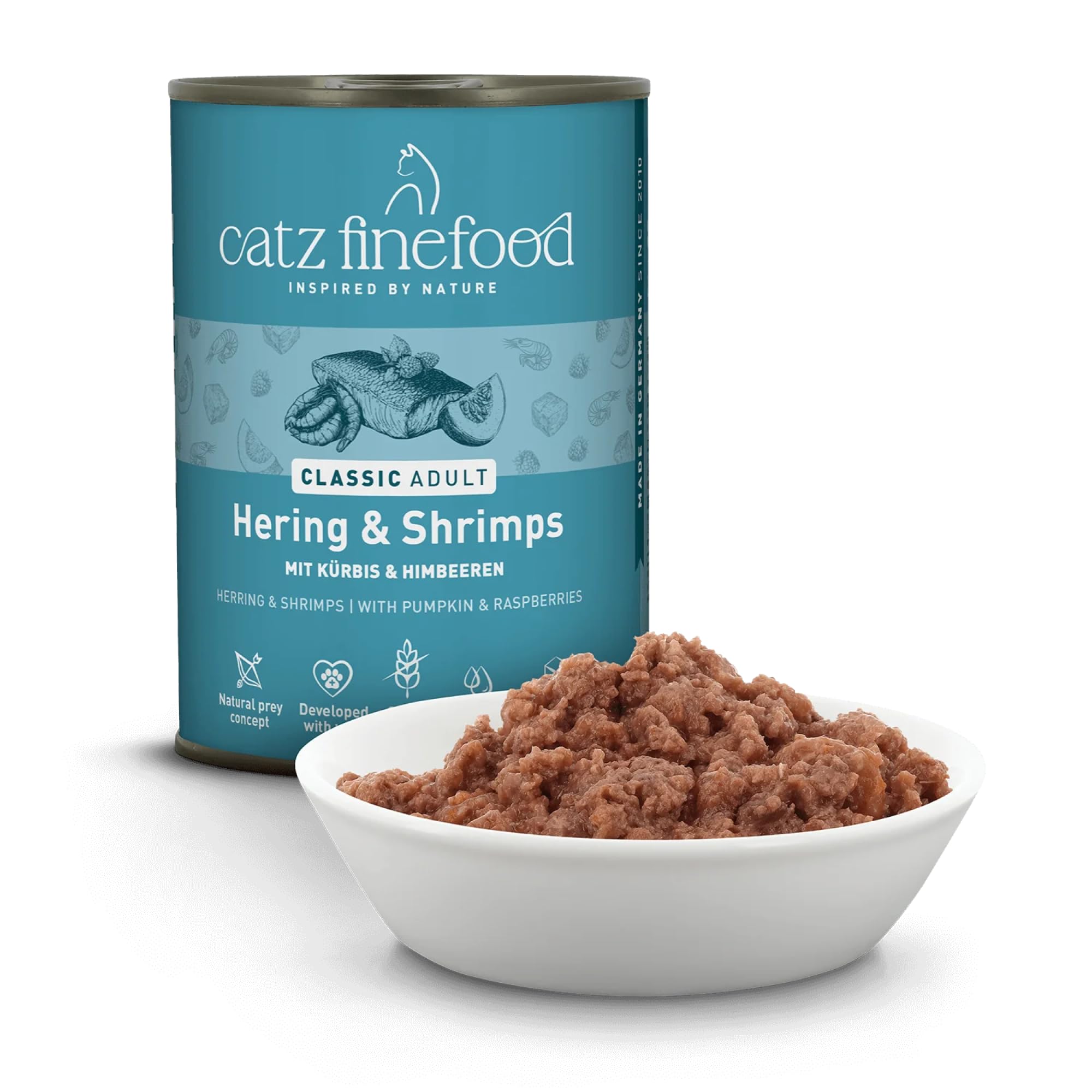 catz-finefood-classic-hering-shrimps-adult-nassfutter-f-r-katzen-6-x-400-g image 2