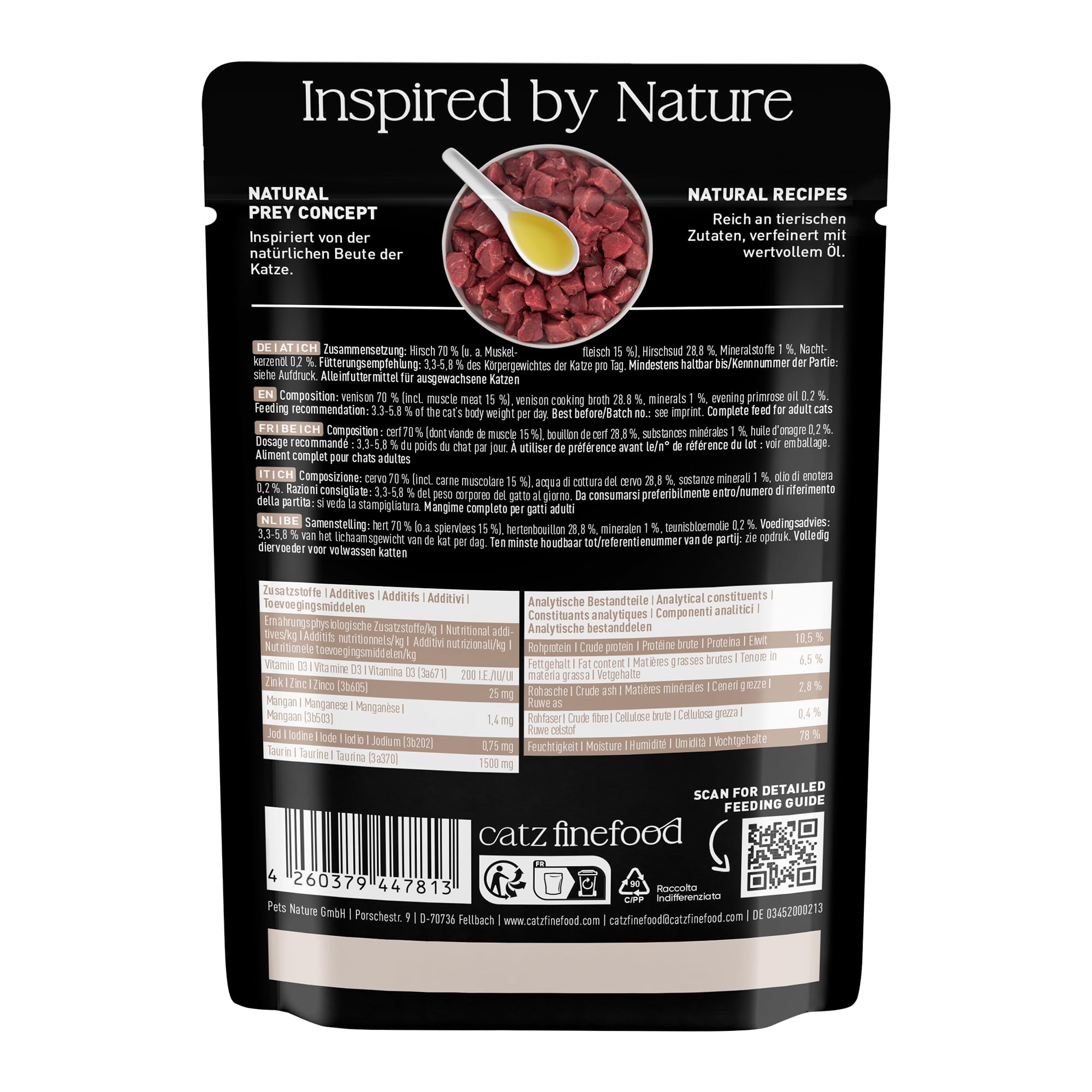 catz-finefood-purrrr-hirsch-n-121-monoprotein-katzenfutter-nass-16-x-85-g-beutel image 3
