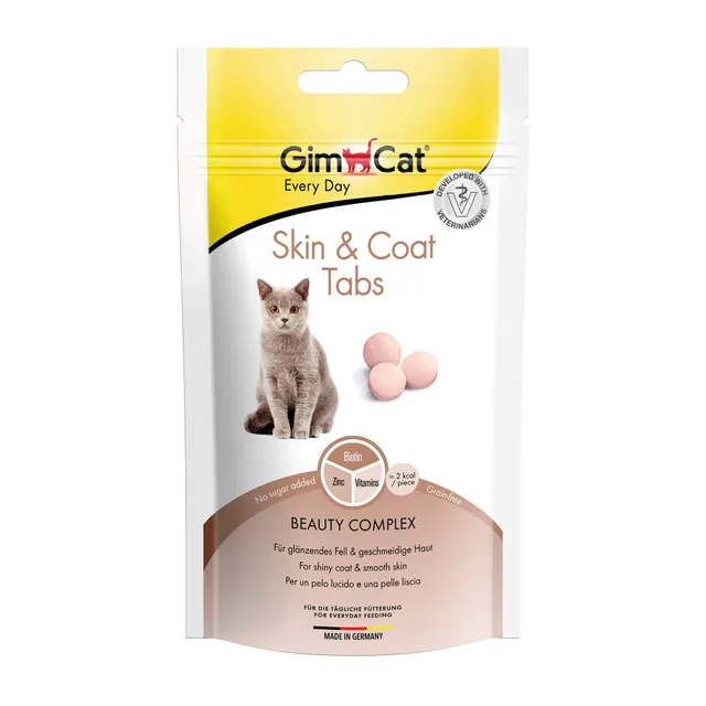 gimcat-skin-coat-tabs-funktionaler-katzensnack-f-r-haut-fell-8-x-40-g image 1