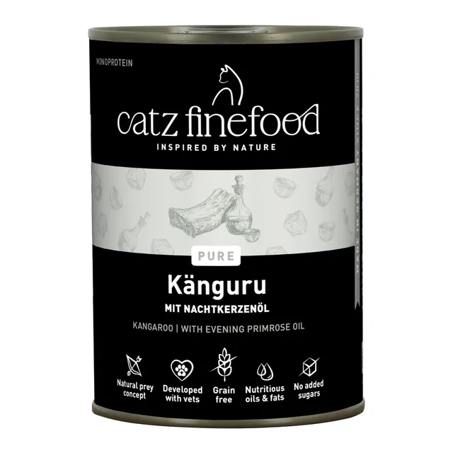 catz-finefood-purrrr-n-107-k-nguru-monoprotein-nassfutter-f-r-katzen-6-x-400-g image 1