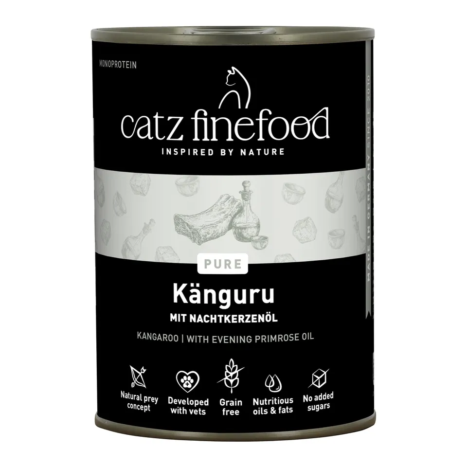 catz-finefood-purrrr-n-107-k-nguru-monoprotein-nassfutter-f-r-katzen-6-x-400-g image 1