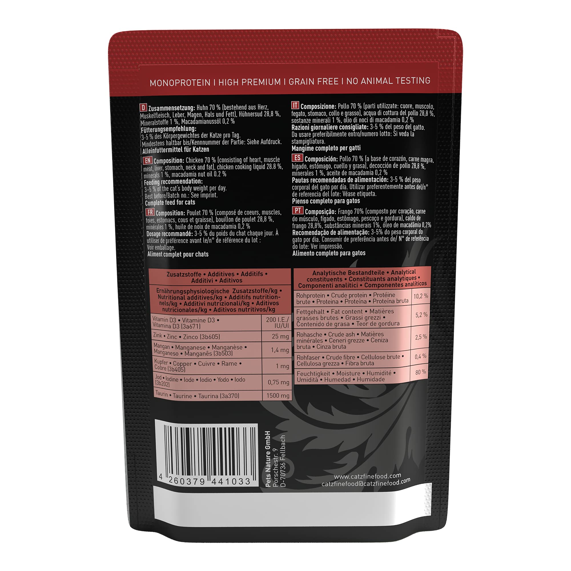 catz-finefood-purrrr-huhn-n-103-monoprotein-nassfutter-16-x-85-g image 2