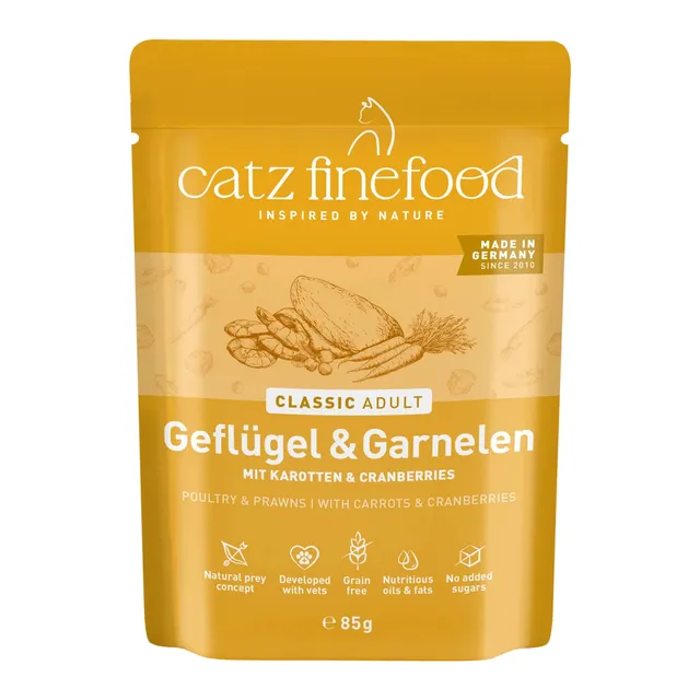 catz-finefood-n-17-gefl-gel-garnele-katzenfutter-nass-16-x-85g-mit-karotte-cranb image 1