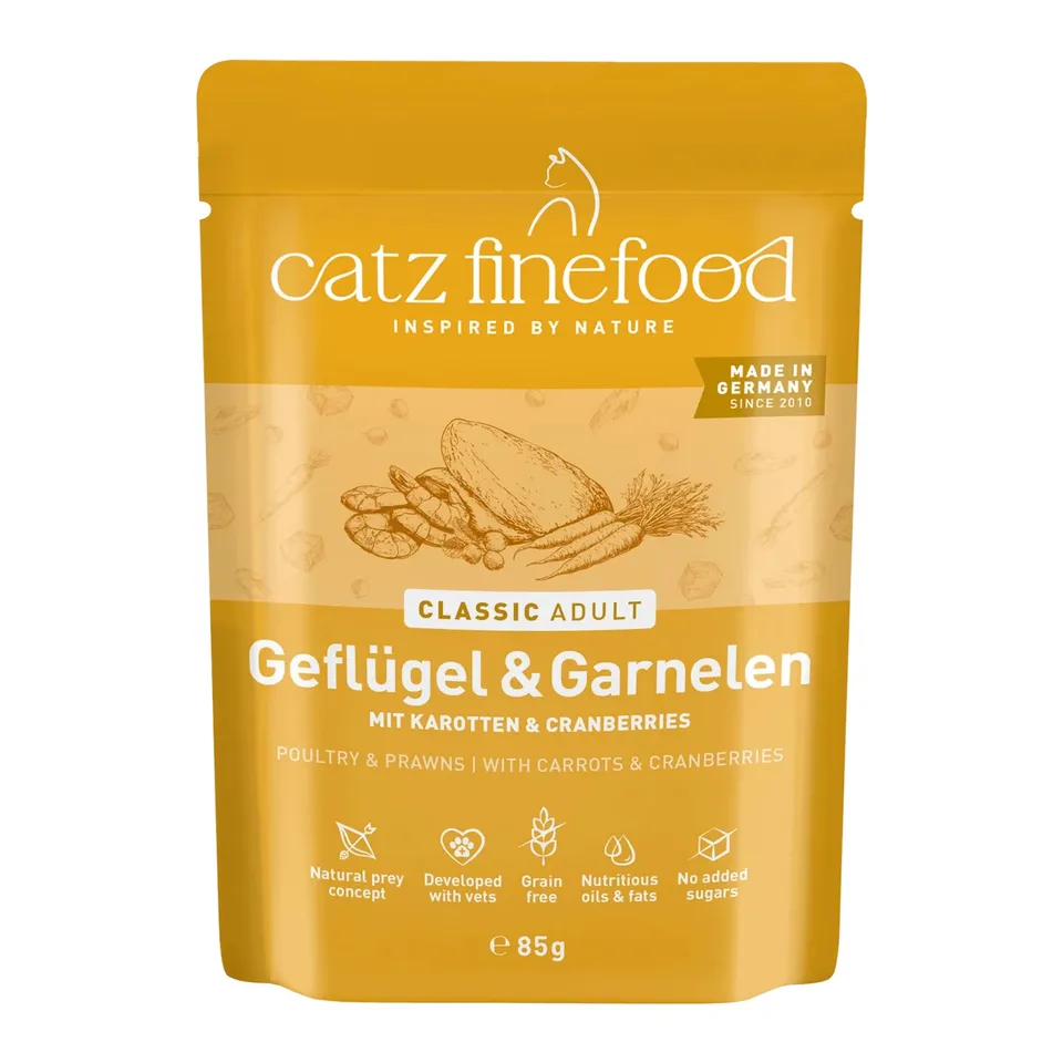 catz-finefood-n-17-gefl-gel-garnele-katzenfutter-nass-16-x-85g-mit-karotte-cranb image 1
