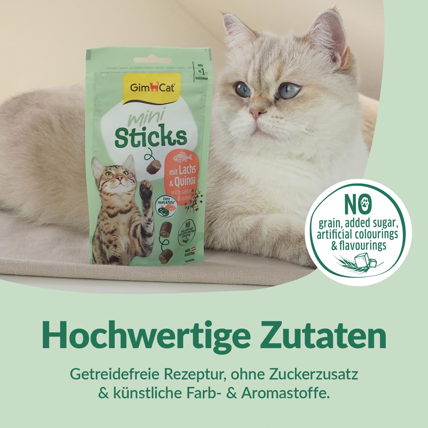 gimcat-mini-sticks-lachs-quinoa-katzensnack-1-x-50g-beutel image 5
