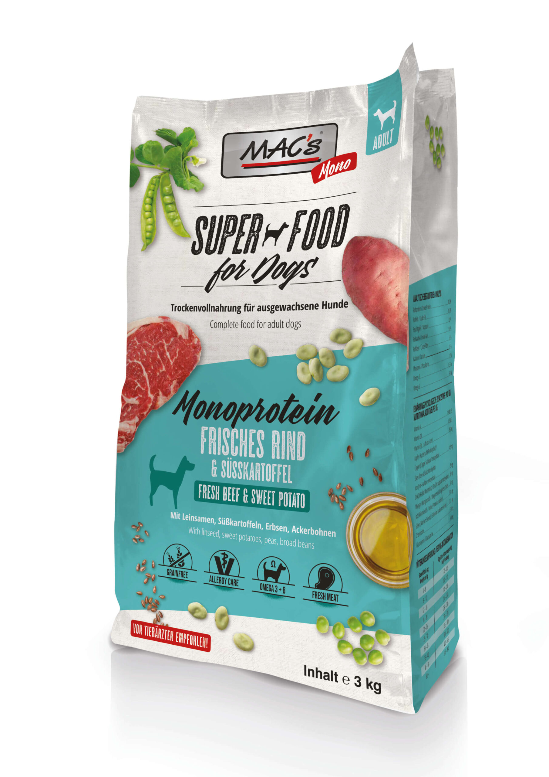 mac-s-dog-mono-frisches-rind-s-kartoffel-trockenfutter-3kg image 1
