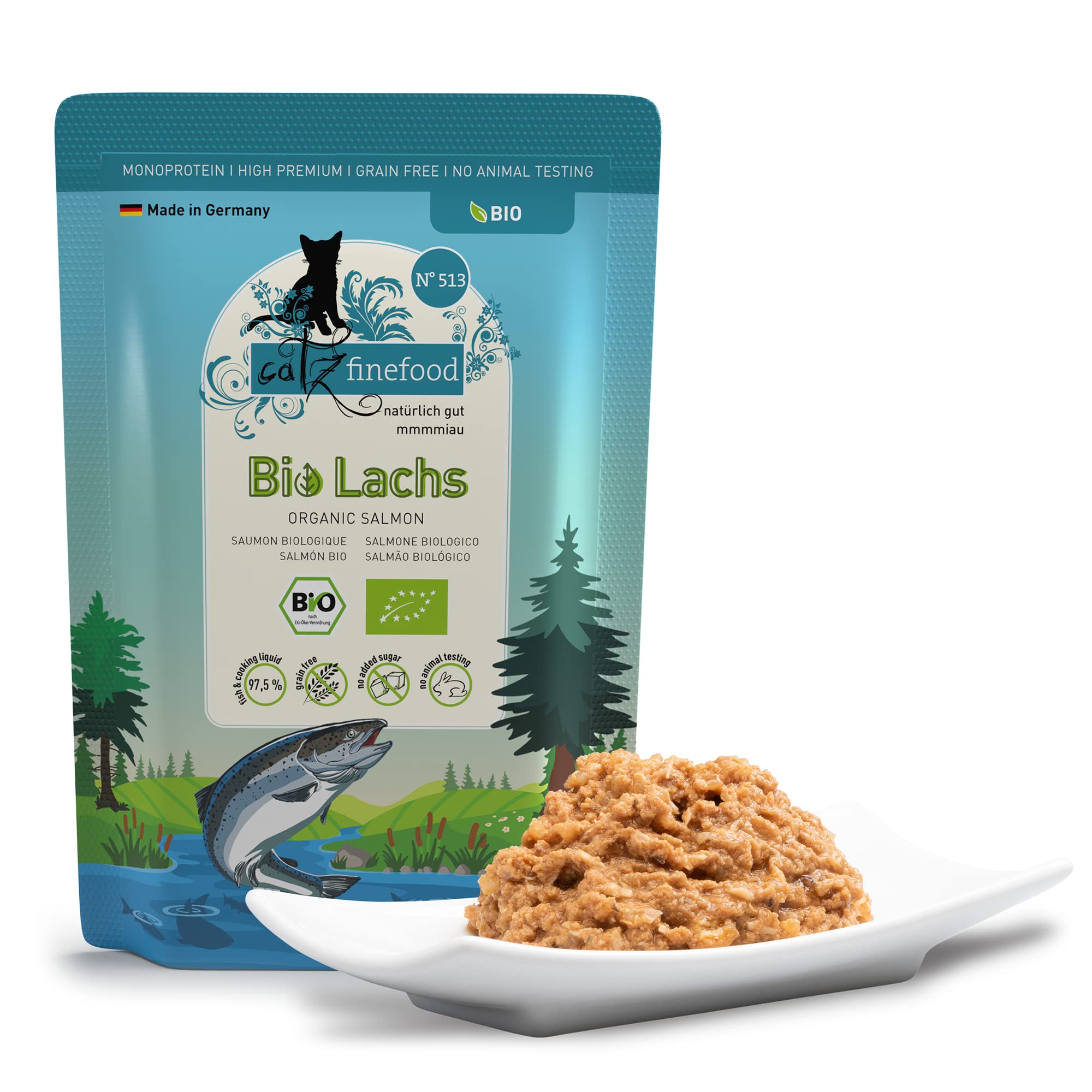 catz-finefood-bio-n-513-katzennassfutter-lachs-12-x-85-g image 5