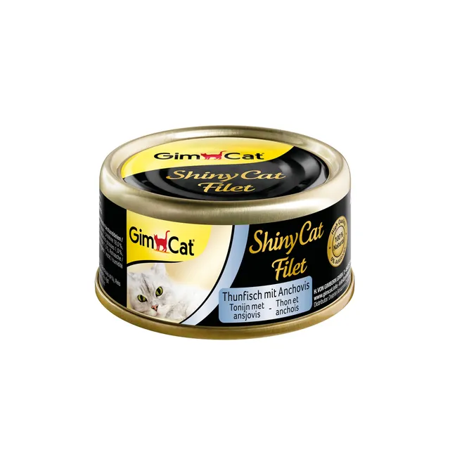 gimcat-shinycat-filet-thunfisch-mit-anchovis-katzenfutter-48-x-70g-dose image 1