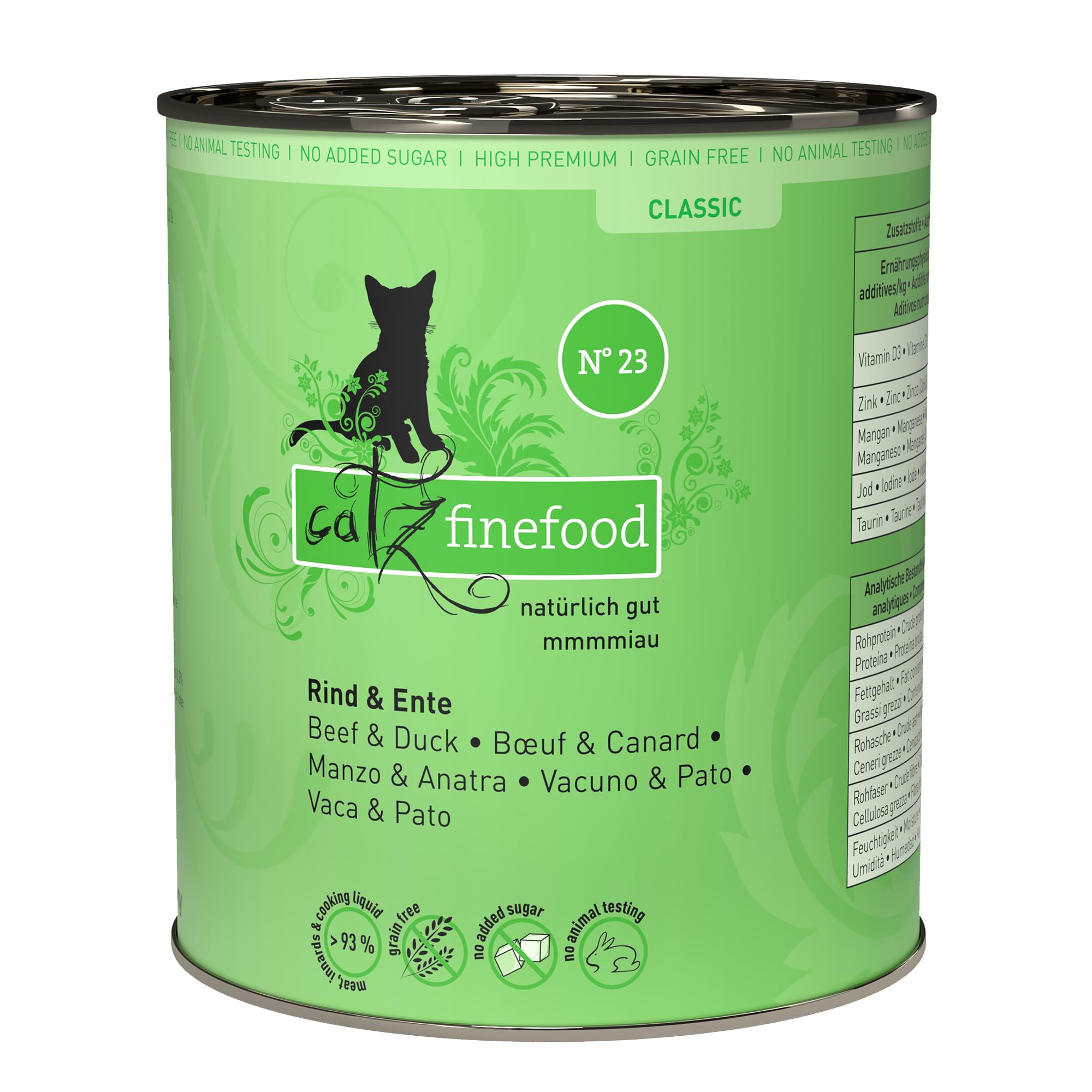 catz-finefood-n-23-rind-ente-feinkost-nassfutter-f-r-katzen-6-x-400g-dose image 8