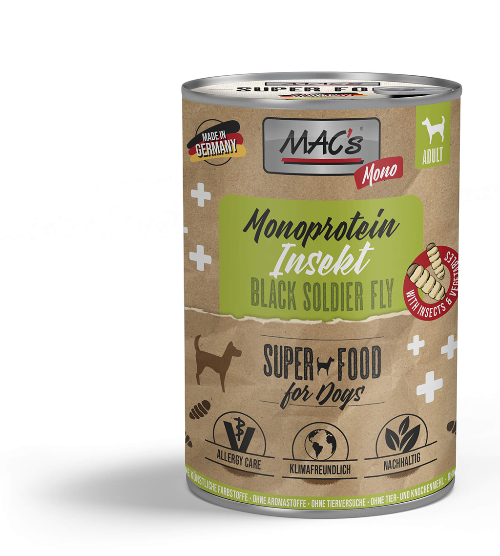 mac-s-dog-mono-insekt-375g-hundenassfutter image 1