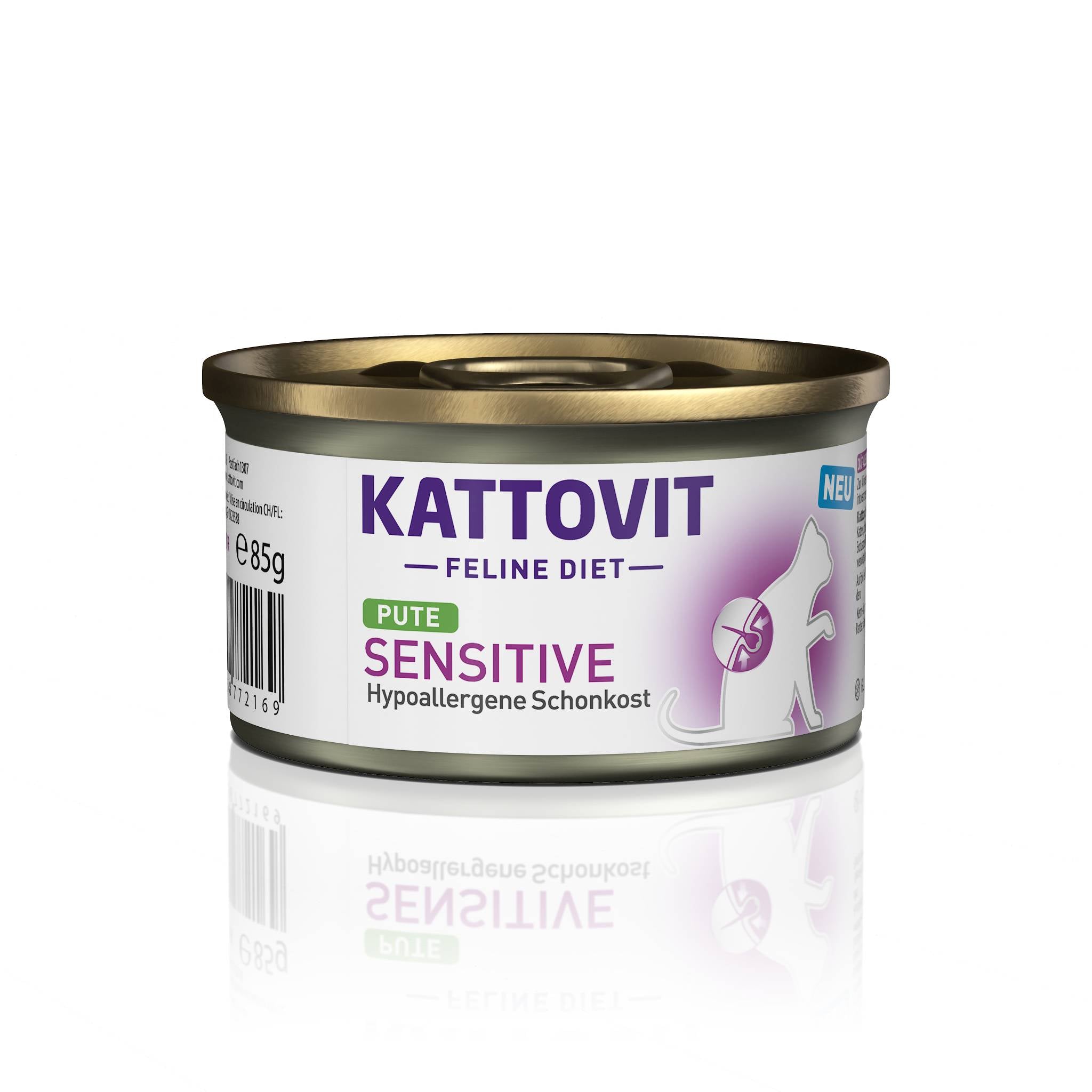 kattovit-sensitive-nassfutter-pute-single-protein-dose-12-x-85g image 2