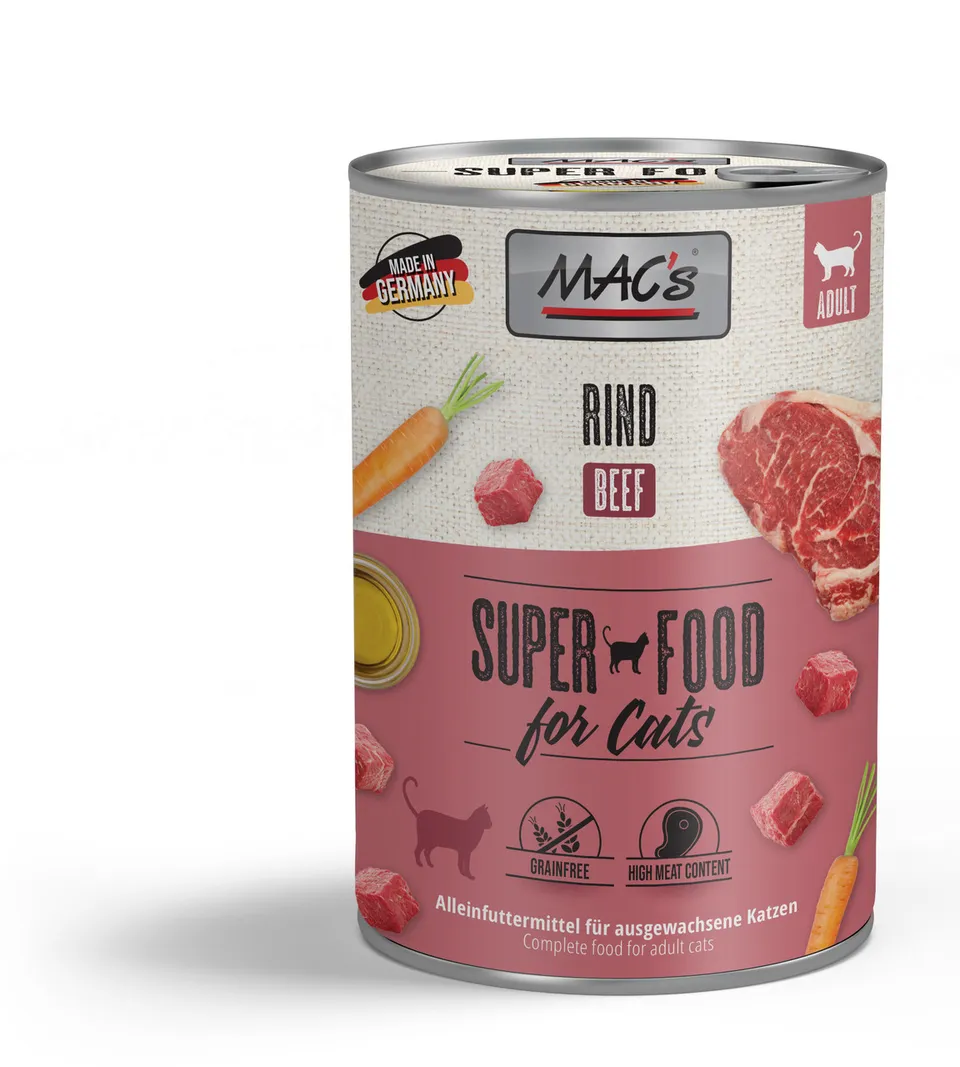 mac-s-cat-rind-400g-getreidefreies-katzen-nassfutter image 1