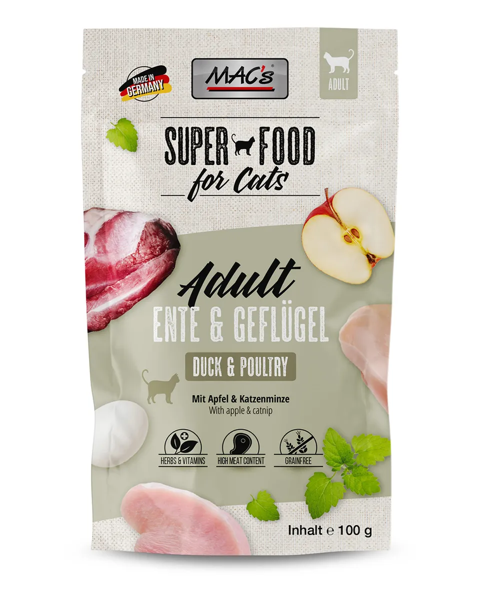 mac-s-cat-pouchpack-ente-gefl-gel-100g-getreidefreies-nassfutter-im-beutel image 1