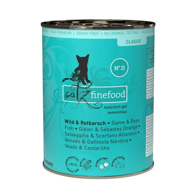 catz-finefood-n-21-wild-rotbarsch-nassfutter-f-r-katzen-6-x-400-g image 1