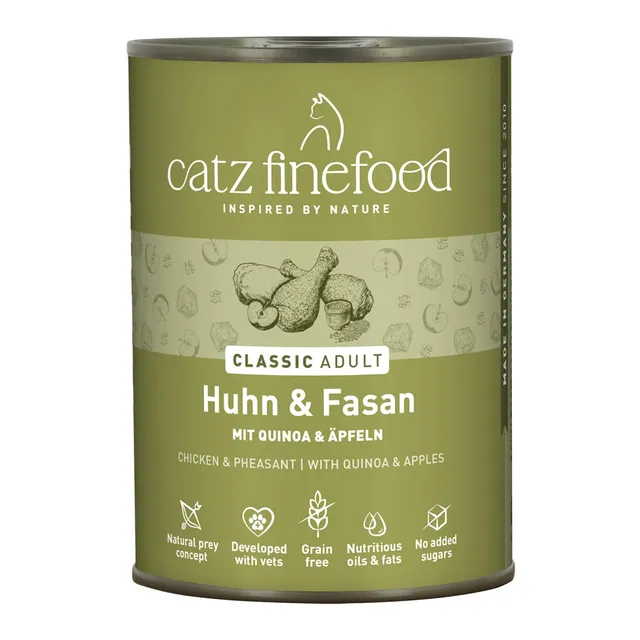 catz-finefood-n-15-huhn-fasan-nassfutter-6-x-400-g-dose image 1