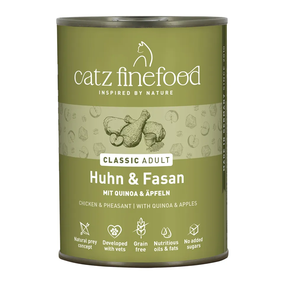 catz-finefood-n-15-huhn-fasan-nassfutter-6-x-400-g-dose image 1