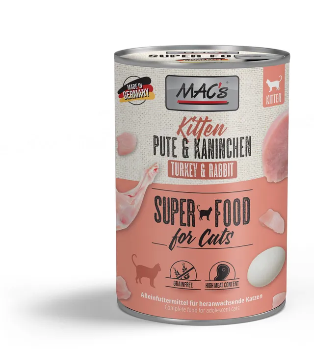 mac-s-cat-kitten-pute-kaninchen-400g-nassfutter image 1