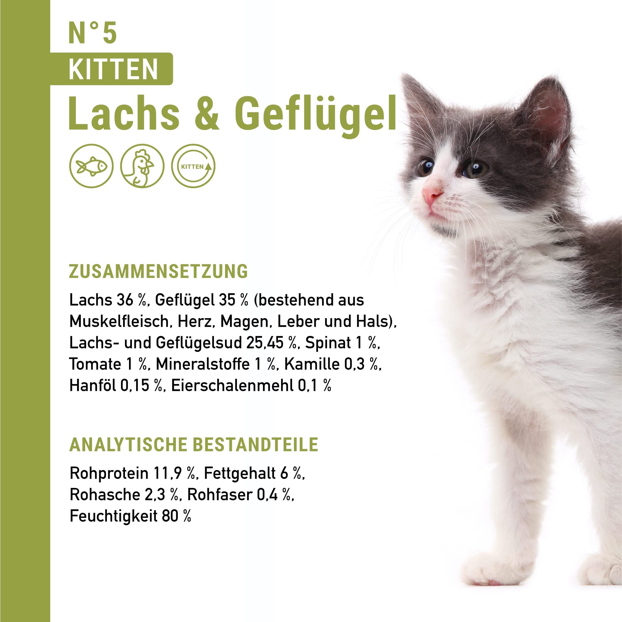 catz-finefood-kitten-n-5-lachs-und-gefl-gel-katzen-nassfutter-16-x-85-g-beutel image 4