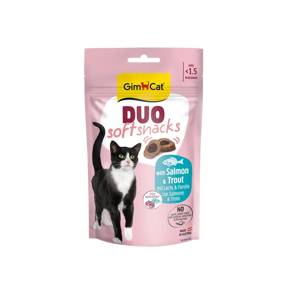 gimcat-duo-soft-snacks-mit-lachs-forelle-50g-beutel image 1