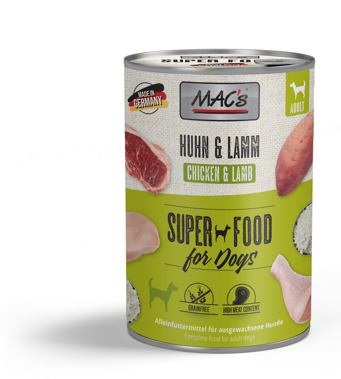 mac-s-dog-huhn-lamm-400g-adult-nassfutter image 1
