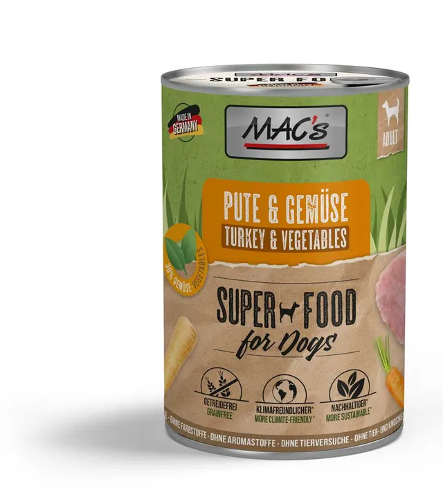 mac-s-adult-hundenassfutter-pute-gem-se-400g image 1