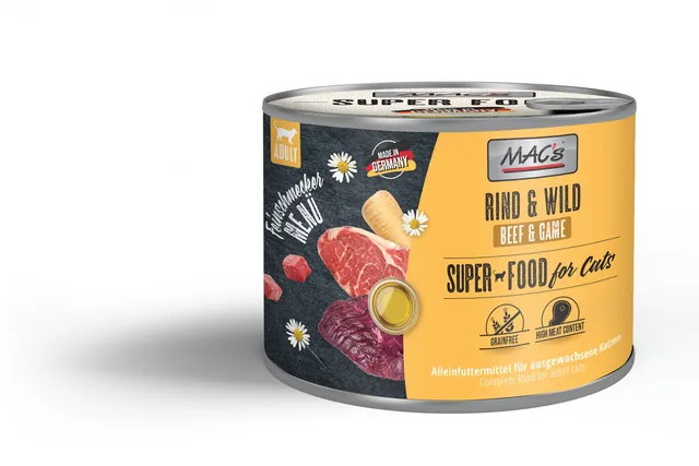 mac-s-cat-feinschmecker-nassfutter-rind-wild-200g image 1