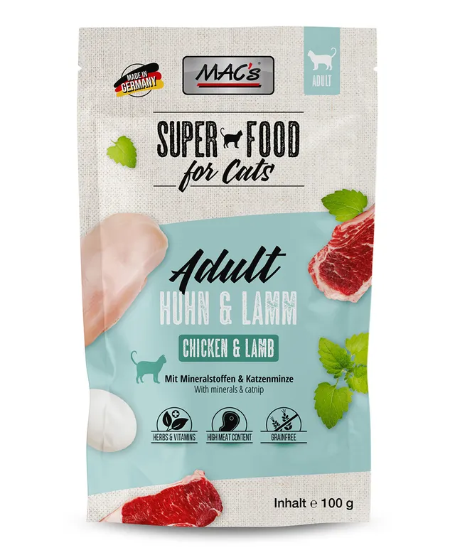 mac-s-cat-pouchpack-huhn-lamm-100g-frischebeutel-katzenfutter image 1