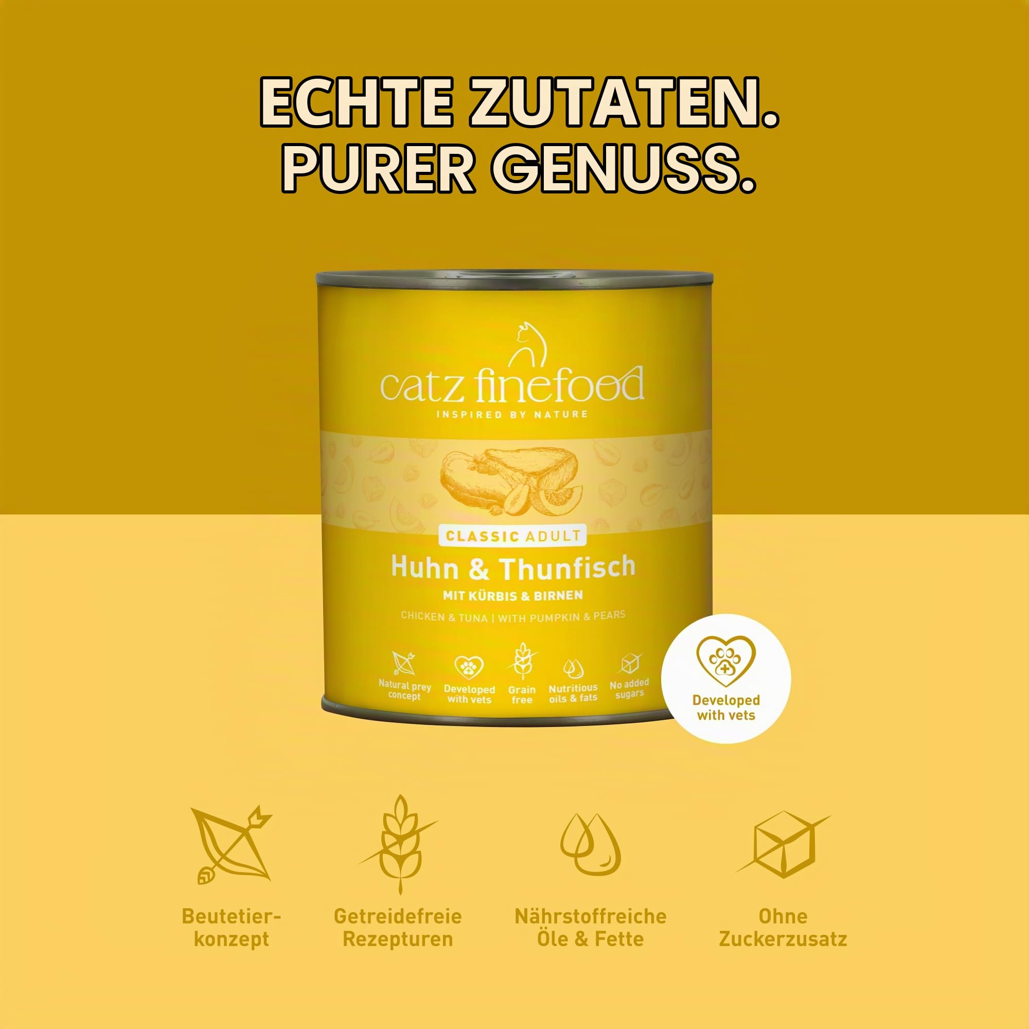 catz-finefood-n-25-huhn-thunfisch-feinkost-nassfutter-f-r-katzen-6-x-800-g-dosen image 6