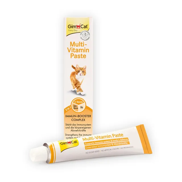 gimcat-multi-vitamin-paste-katzensnack-200-g-tube image 1