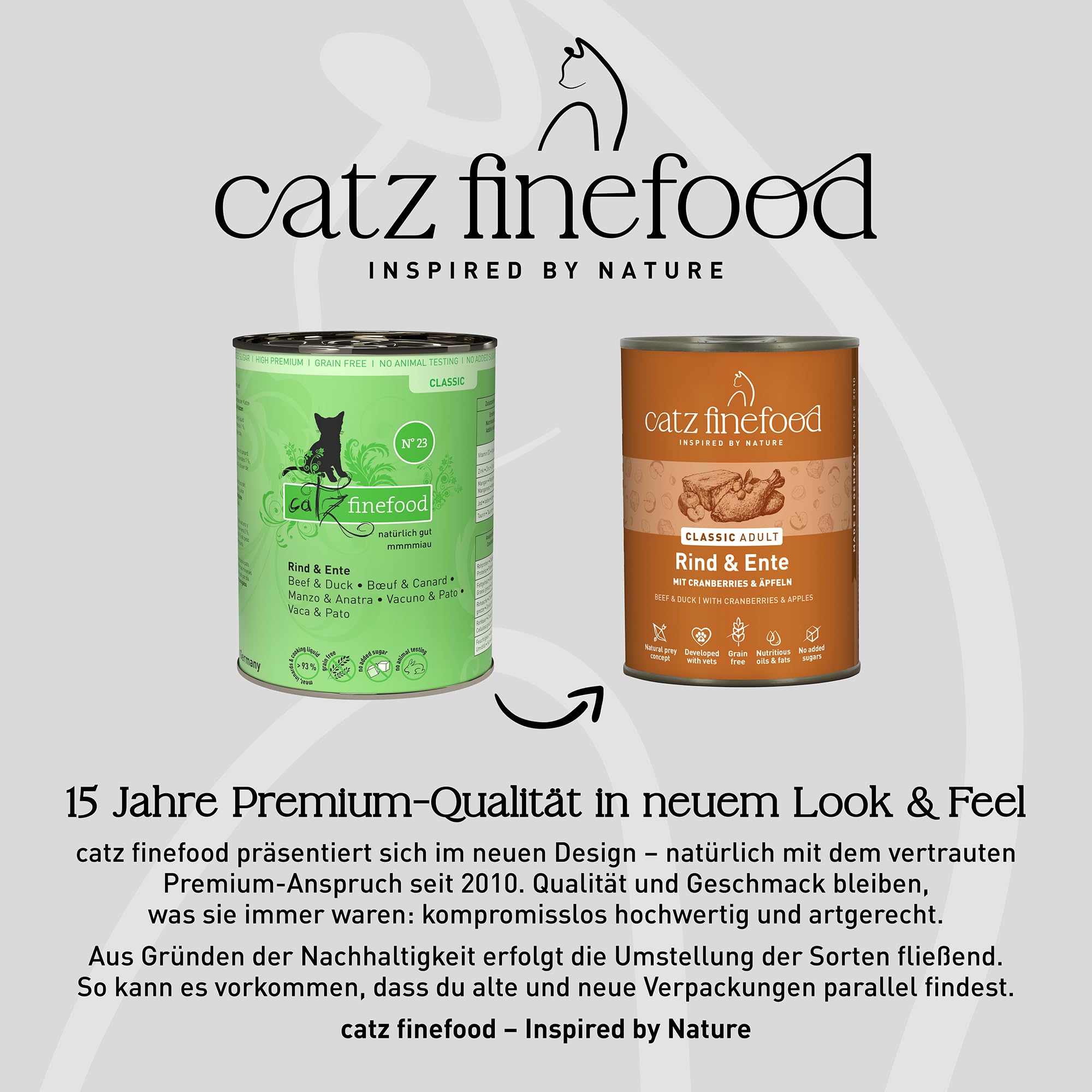 catz-finefood-n-23-rind-ente-feinkost-nassfutter-f-r-katzen-6-x-400g-dose image 4
