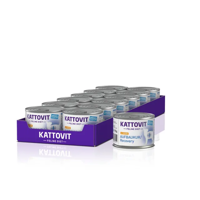 kattovit-aufbaukur-huhn-nassfutter-dose-12-x-185g-recovery image 1