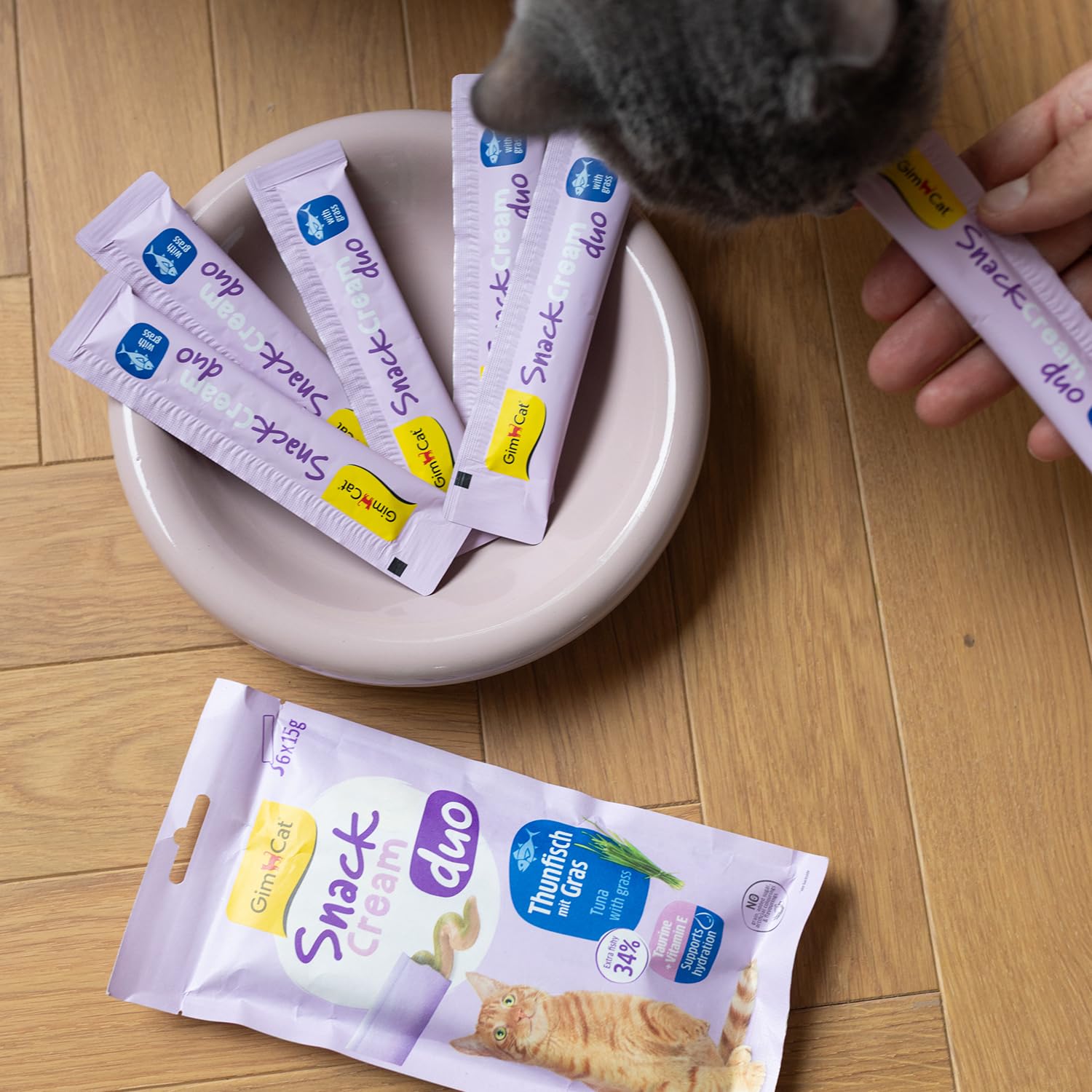 gimcat-snack-cream-duo-thunfisch-gras-schlecksnack-f-r-katzen-6-x-15-g image 4