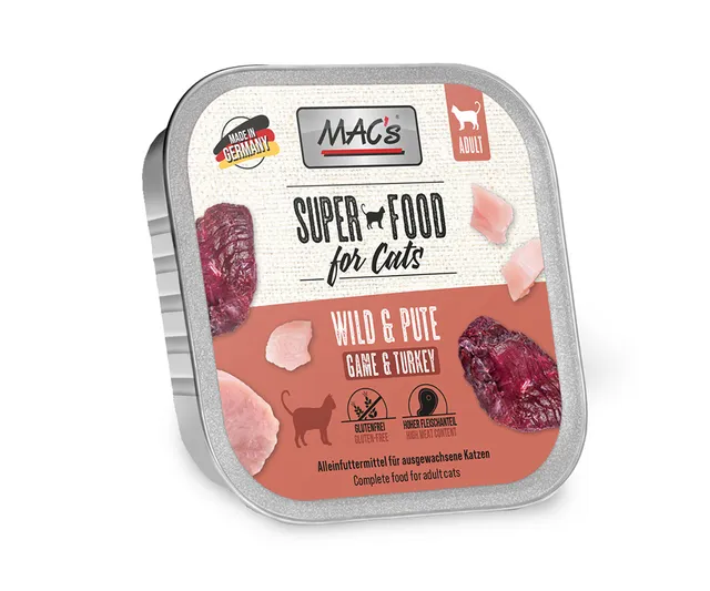 mac-s-cat-schale-wild-pute-100g-katzennassfutter image 1