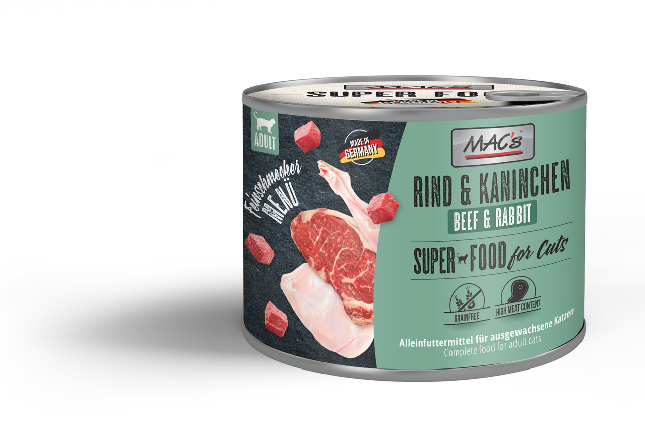 mac-s-cat-feinschmecker-rind-kaninchen-200g-nassfutter image 1