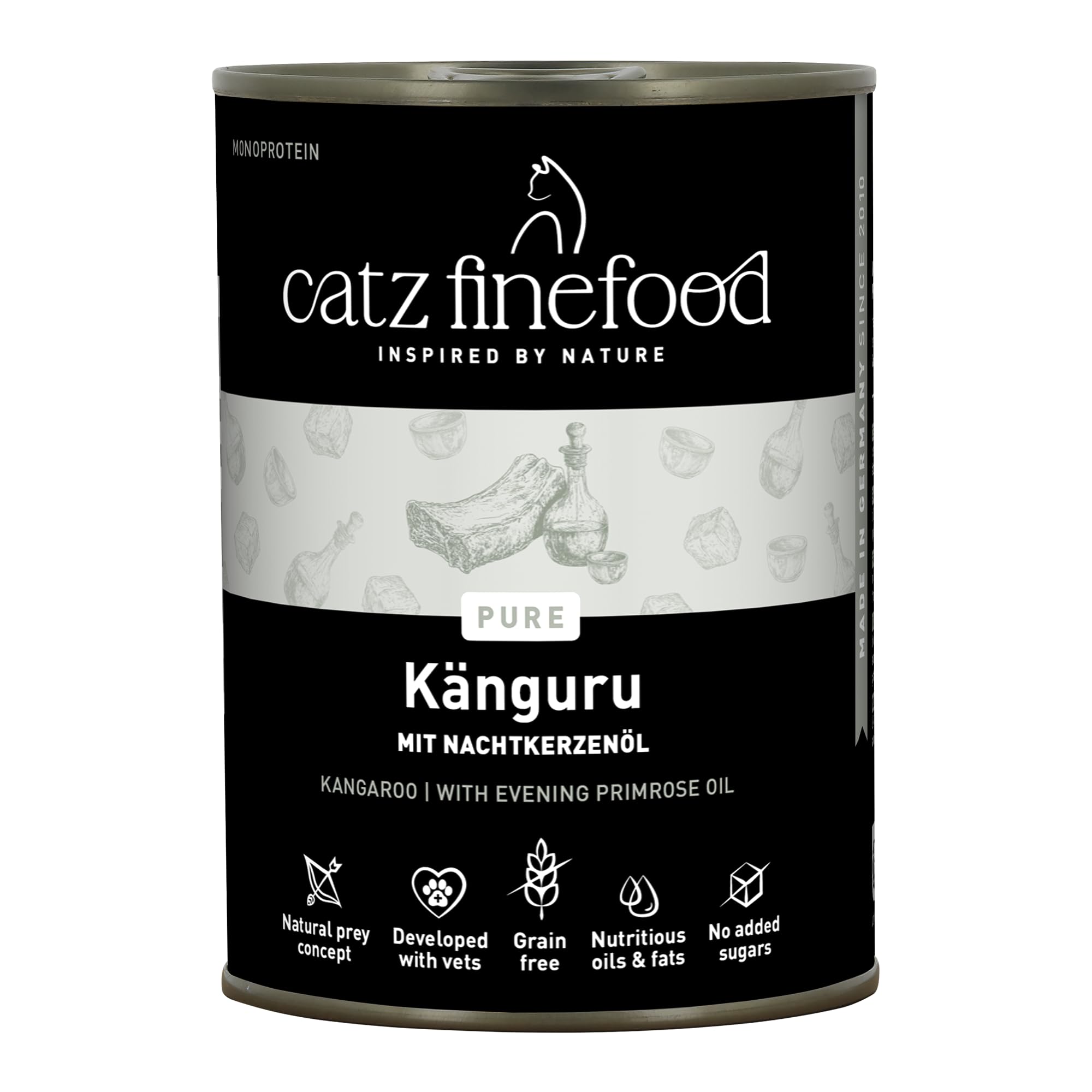 catz-finefood-purrrr-n-107-k-nguru-monoprotein-nassfutter-f-r-katzen-6-x-400-g image 1