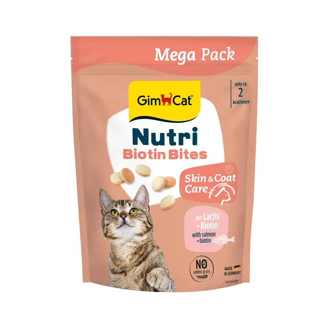 gimcat-nutri-biotin-bites-katzensnack-mit-lachs-425-g image 1