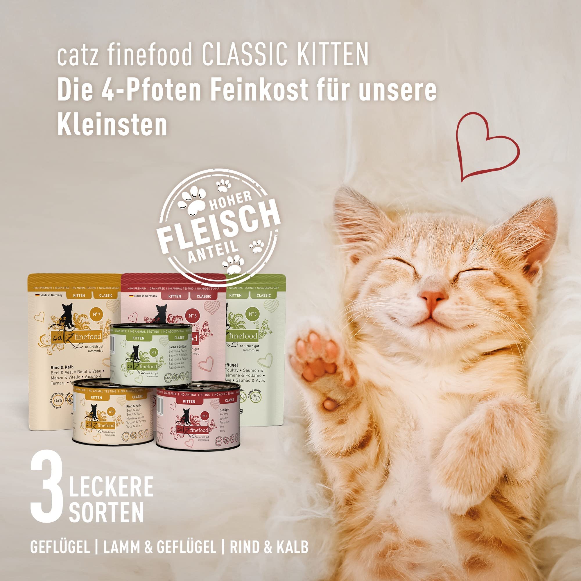 catz-finefood-kitten-n-3-gefl-gel-nassfutter-f-r-junge-katzen-6-x-300g-beutel image 3