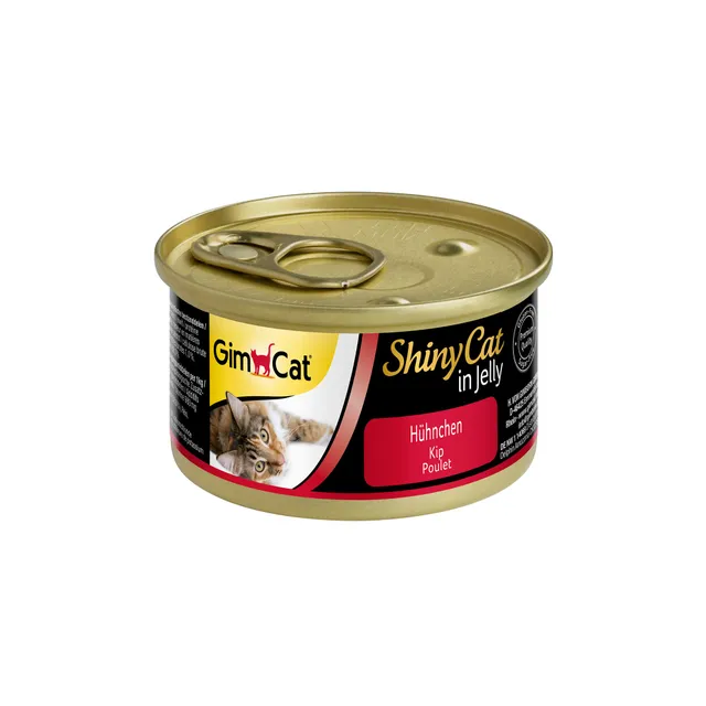 gimcat-shinycat-in-jelly-h-hnchen-erg-nzungsfutter-f-r-katzen-48-x-70-g-dosen image 1