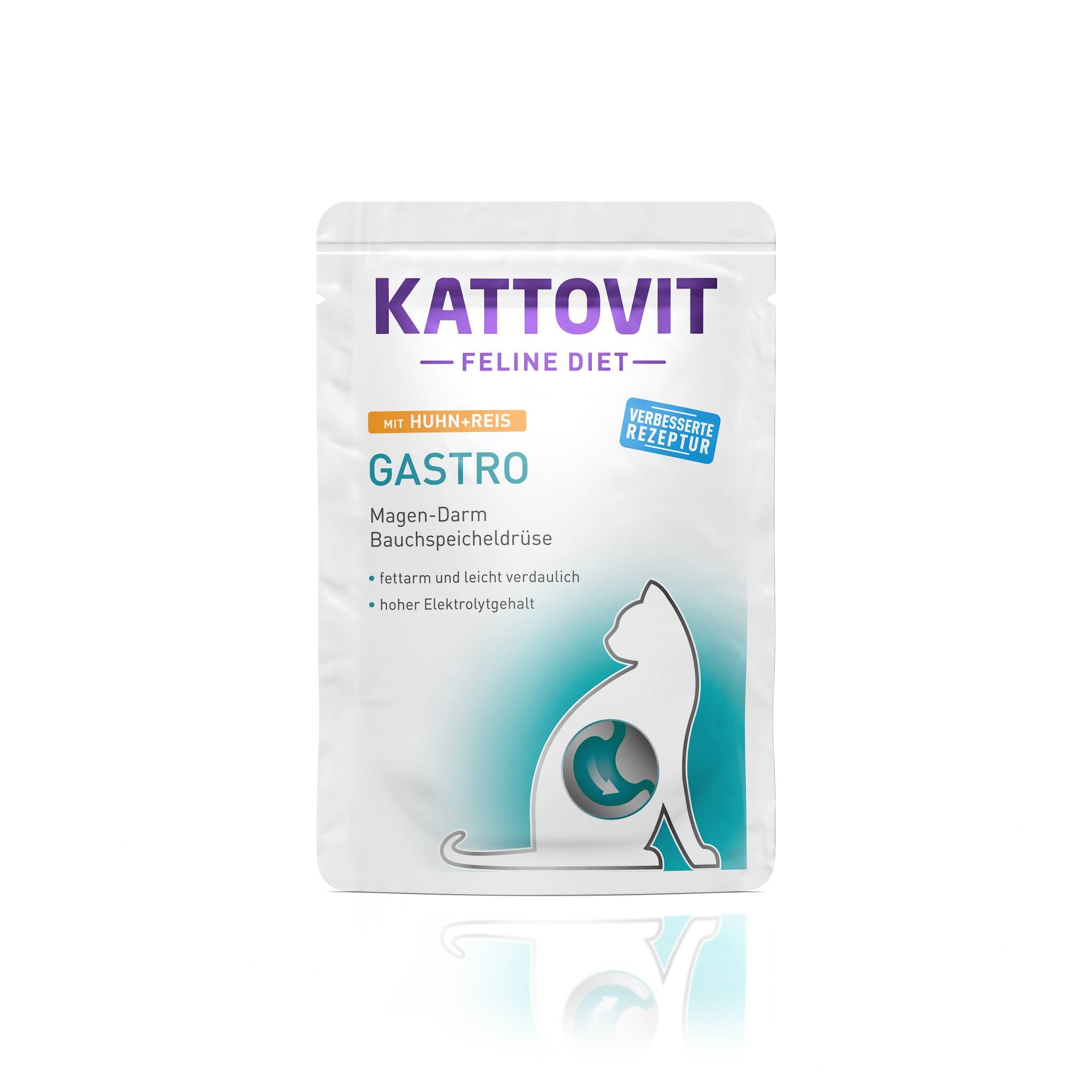 kattovit-gastro-nassfutter-huhn-reis-frischebeutel-24-x-85g image 2