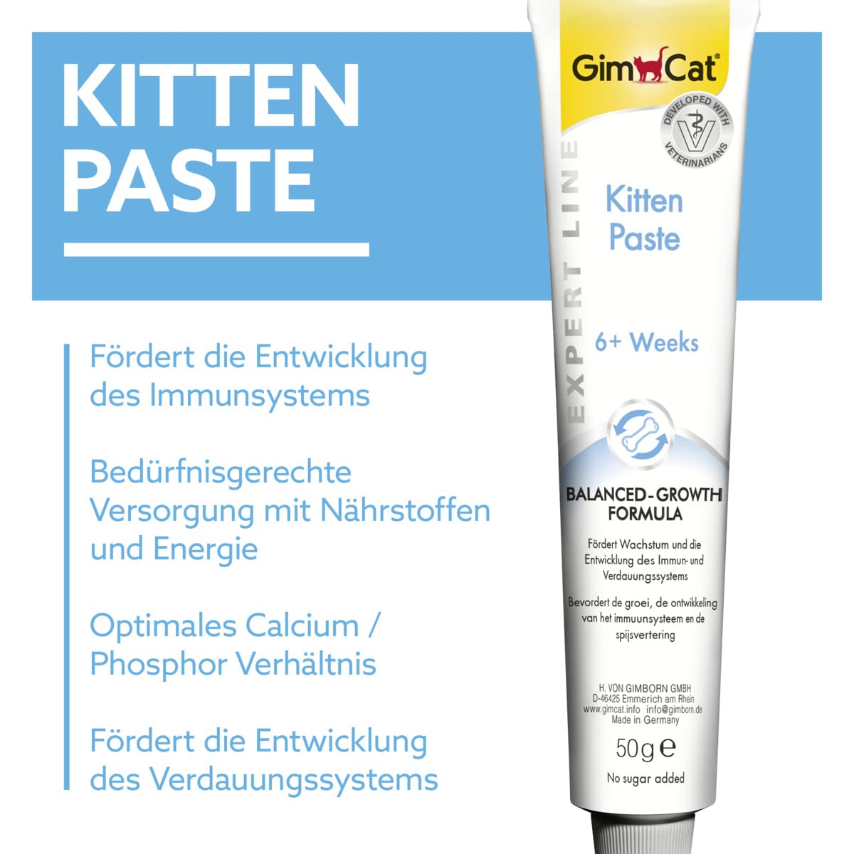 gimcat-expert-line-kitten-paste-funktionaler-katzensnack-f-r-junge-katzen-1-x-50 image 2
