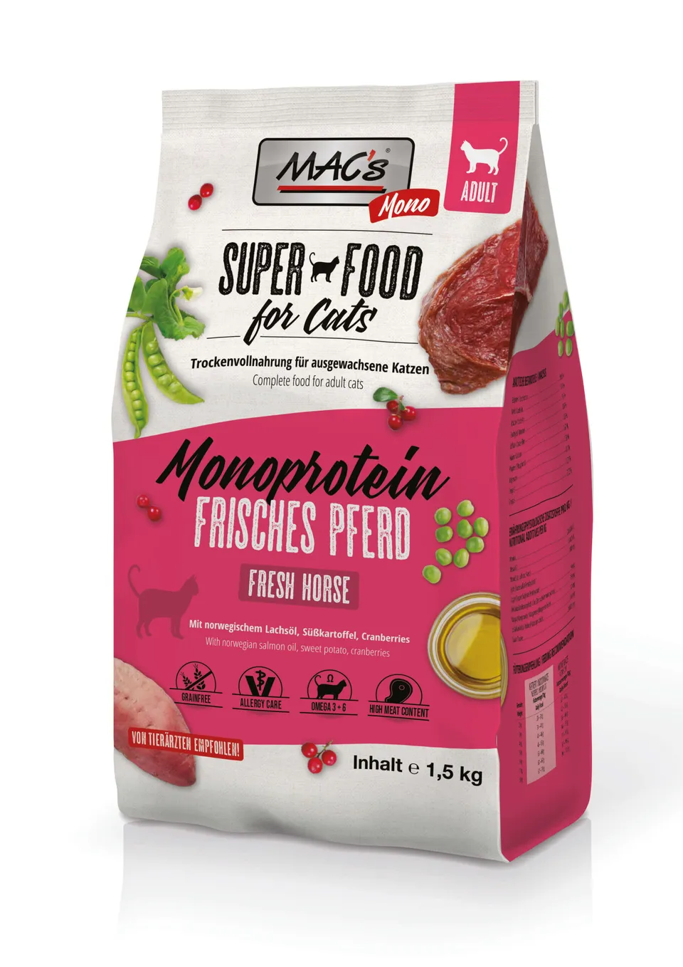 mac-s-cat-mono-frisches-pferd-1-5kg-getreidefreies-monoprotein-katzen-trockenfut image 1
