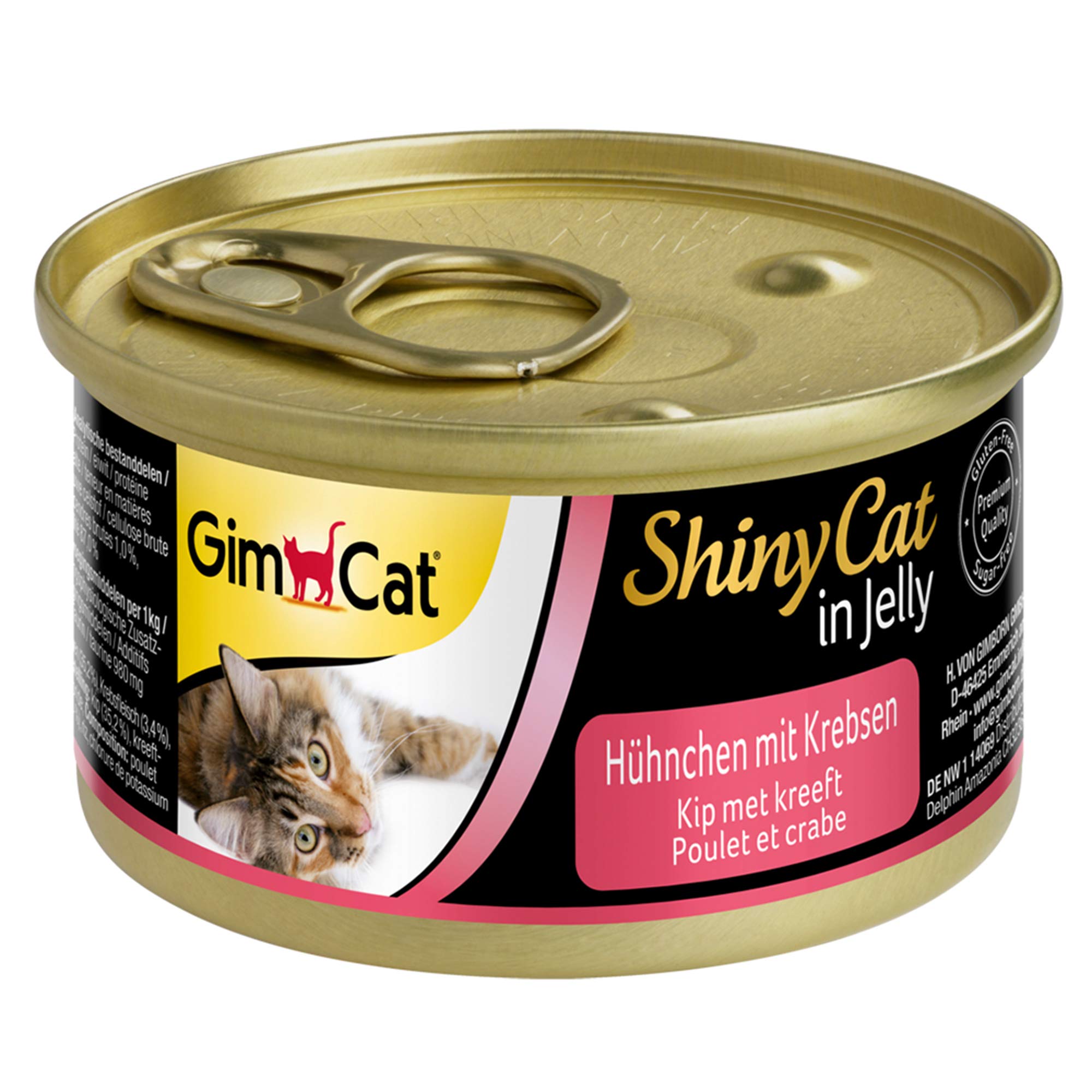 gimcat-shinycat-jelly-h-hnchen-mit-krebsen-katzen-nassfutter-24-x-70-g image 1