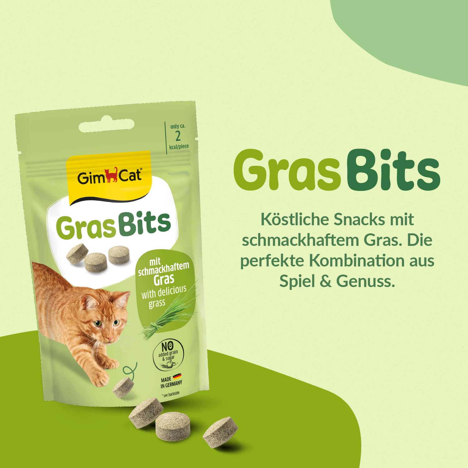 gimcat-gras-bits-katzensnack-mit-echtem-gras-8er-pack-8-x-40-g image 2