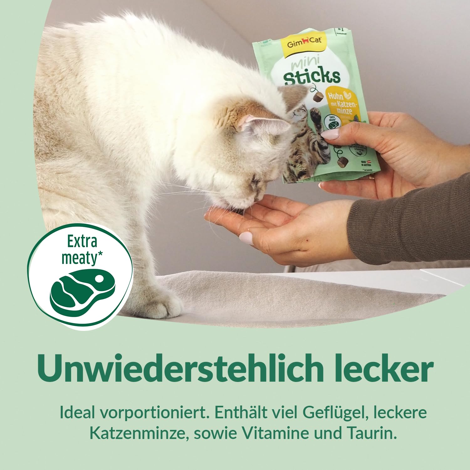 gimcat-mini-sticks-huhn-mit-katzenminze-katzensnack-50-g image 3