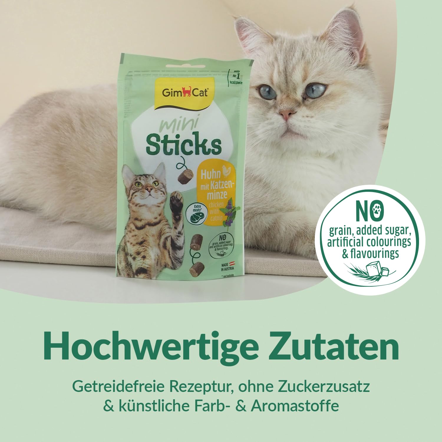 gimcat-mini-sticks-huhn-mit-katzenminze-katzensnack-50-g image 5