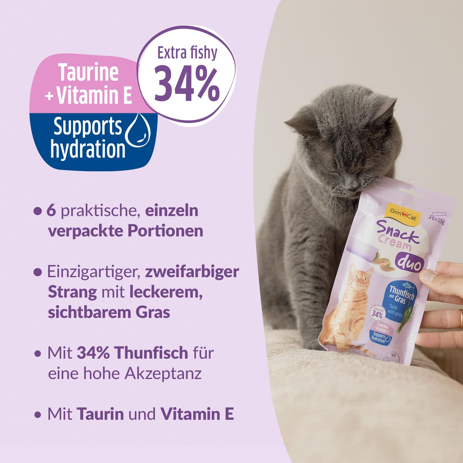 gimcat-snack-cream-duo-thunfisch-gras-schlecksnack-f-r-katzen-6-x-15-g image 3