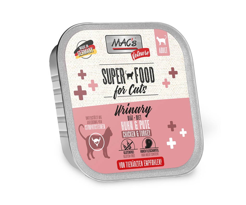 mac-s-cat-vetcare-huhn-pute-urinary-nassfutter-100g image 1