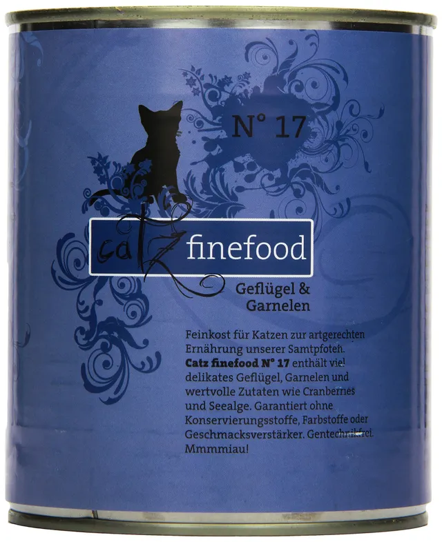 catz-finefood-n-17-gefl-gel-garnele-nassfutter-f-r-katzen-6-x-800g-dosen image 1