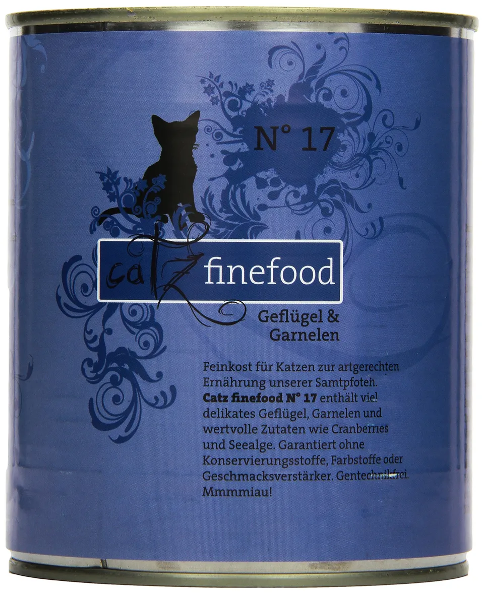 catz-finefood-n-17-gefl-gel-garnele-nassfutter-f-r-katzen-6-x-800g-dosen image 1