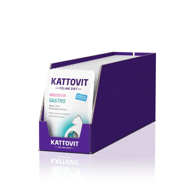 kattovit-gastro-nassfutter-lachs-reis-frischebeutel-24-x-85g image 1